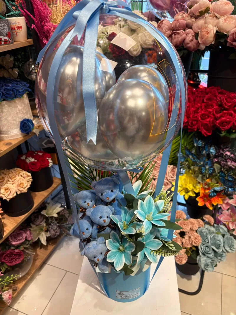 Balonlu Erkek Bebek Çiçeği 1