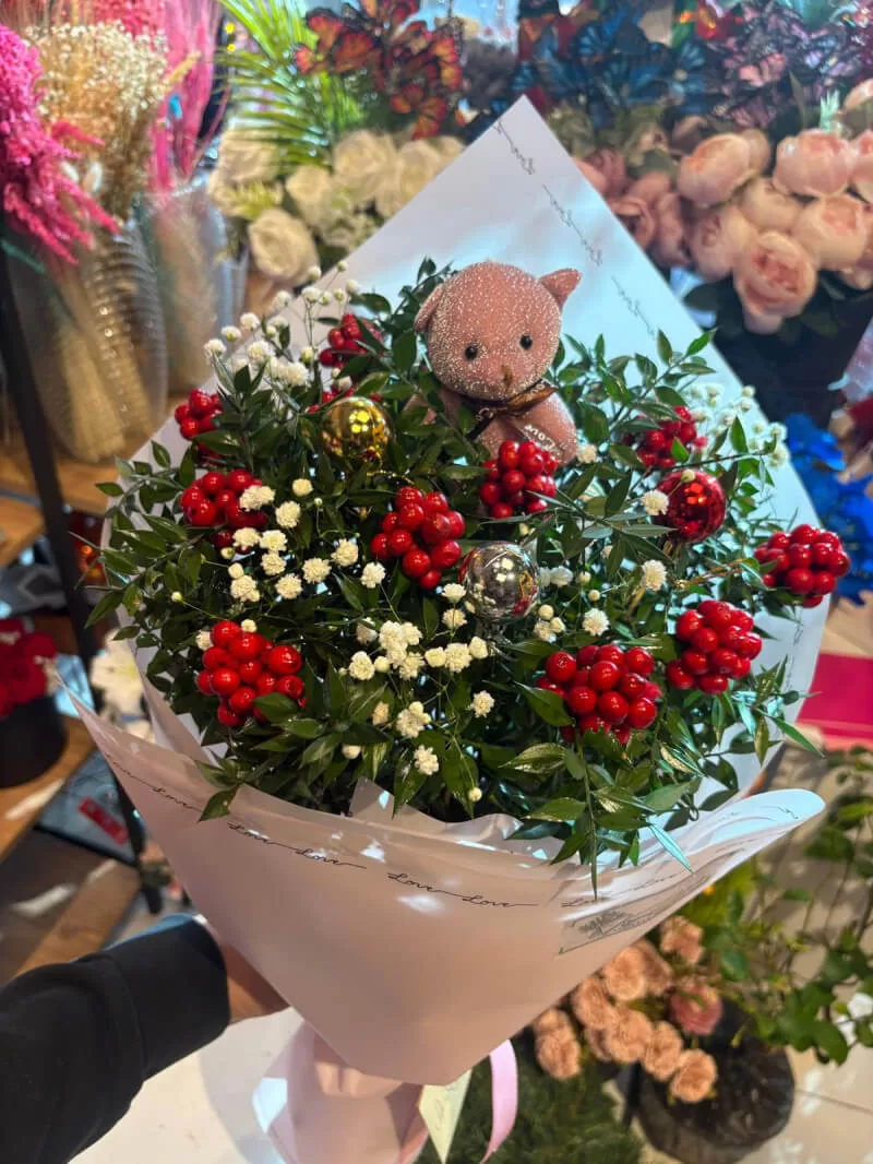 Ayıcıklı Kokina Buketi