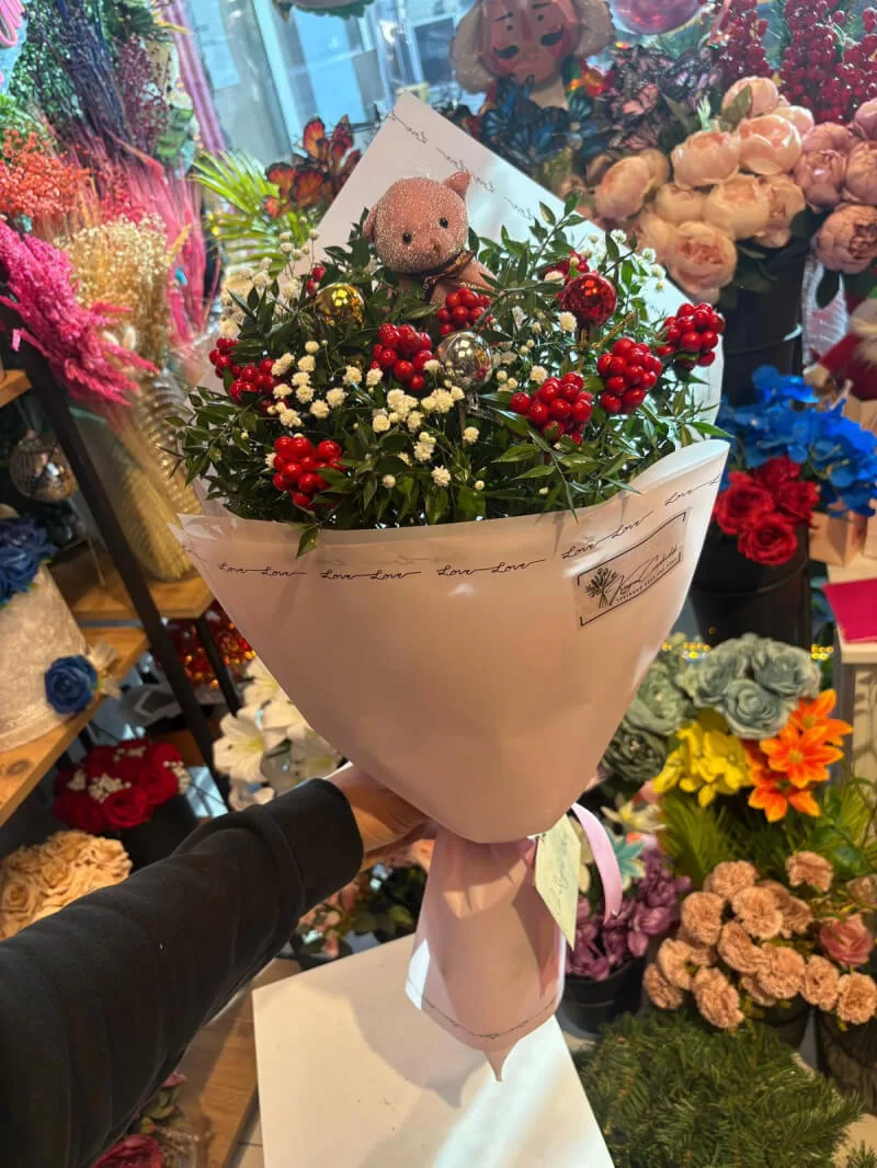 Ayıcıklı Kokina Buketi